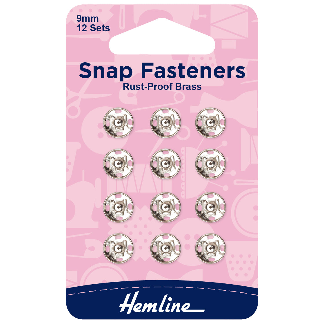 H.420.9 snap fastener 12set