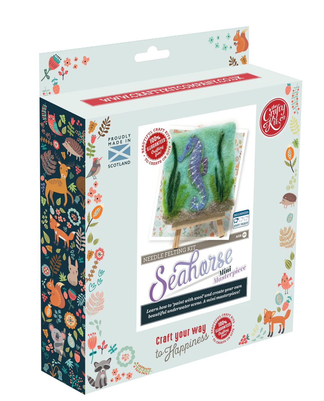 Under the sea seahorse felting kit