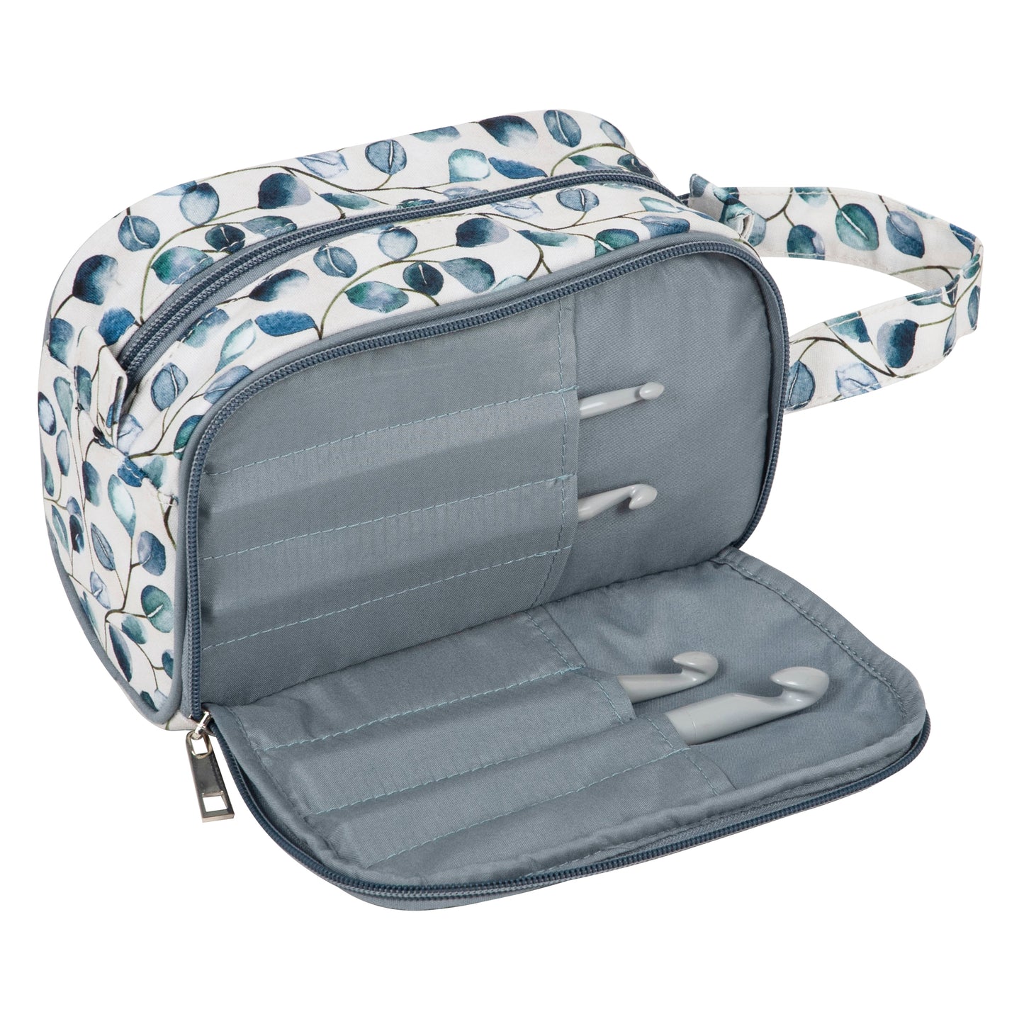 Crochet bag with pocket Botanical