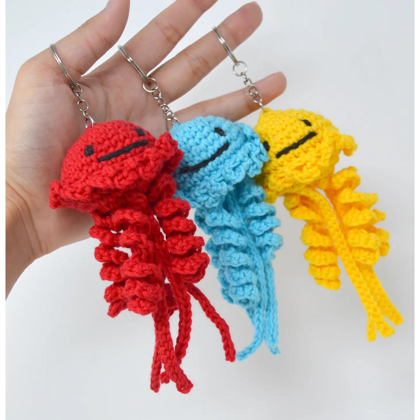 Jelly fish keychain