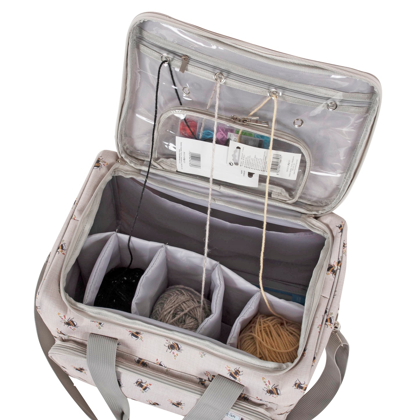 Craft & yarn portable storage organiser bee