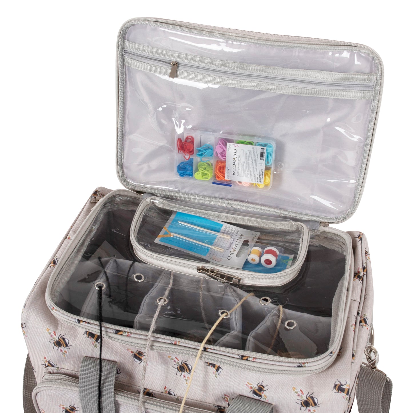 Craft & yarn portable storage organiser bee