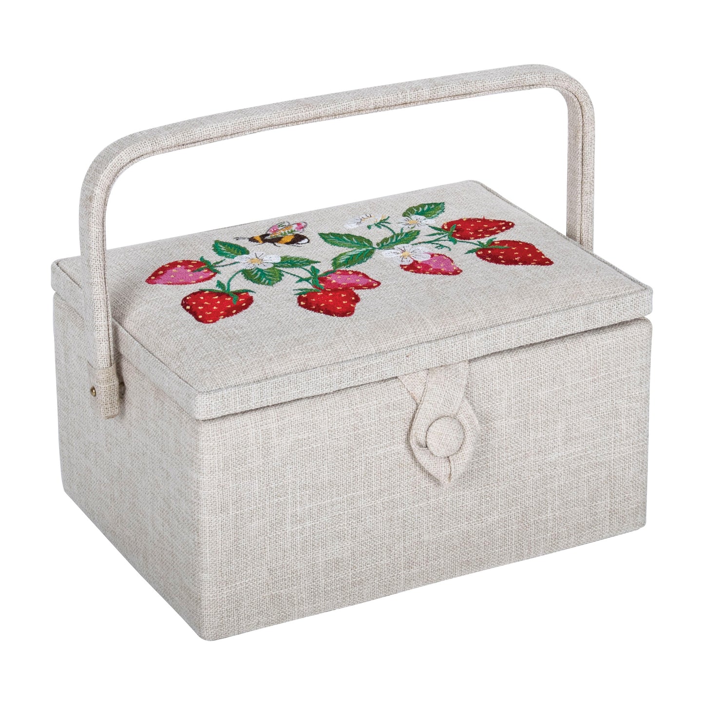 Strawberry greenhouse sewing box Med