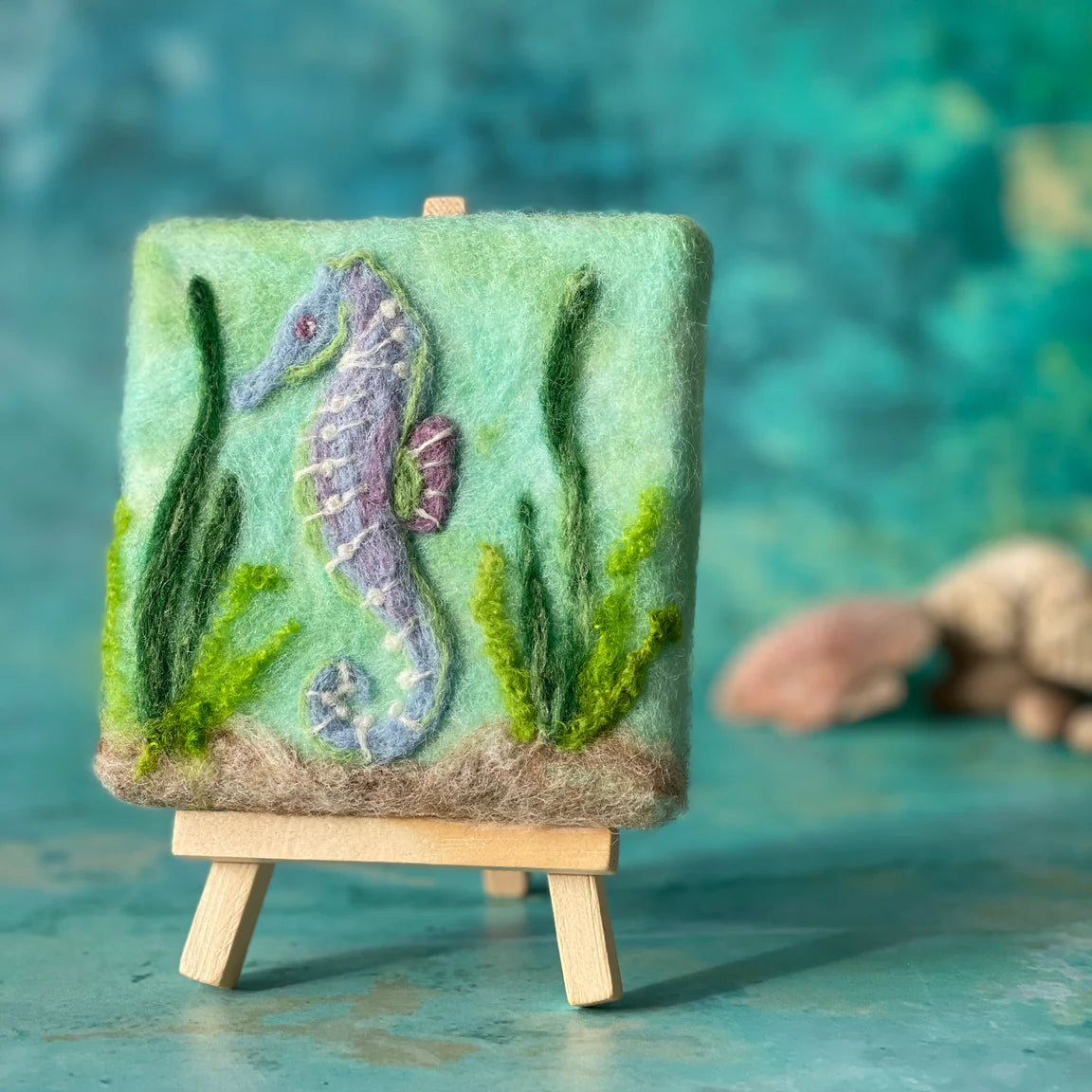 Under the sea seahorse felting kit