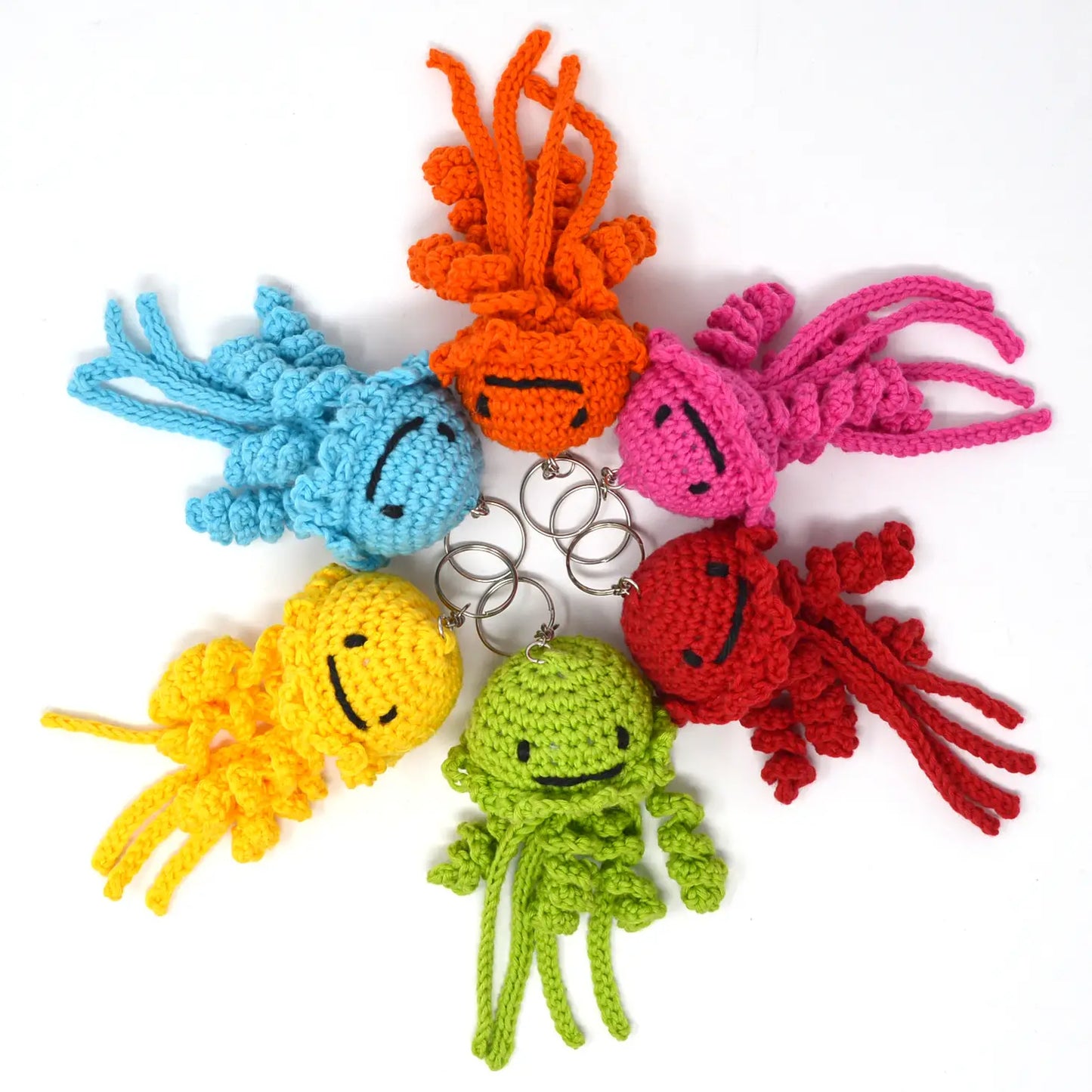 Jelly fish keychain